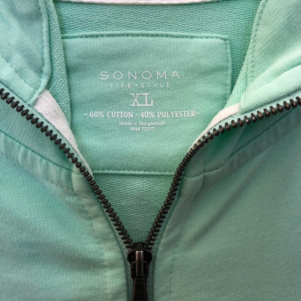 Sonoma Women's Pastel Green Sweatshirt